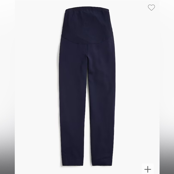 Lot of 2 pairs - J.Crew LIKE NEW black and blue maternity pants - Picture 10 of 11